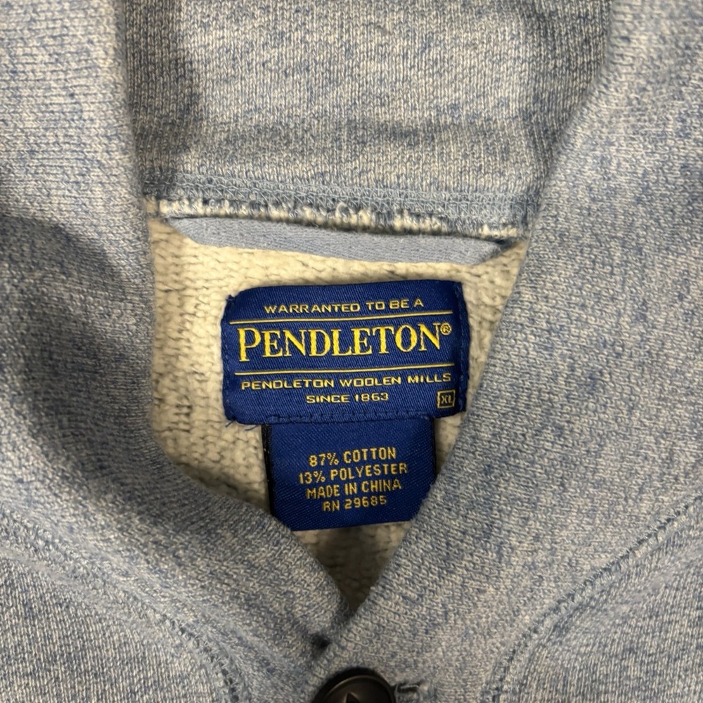 Pendleton Light Blue Pullover Hunter Pullover Cha… - image 4